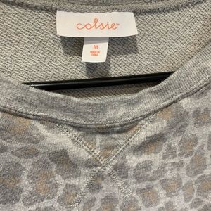 Colsie Womens Crop Crew Neck